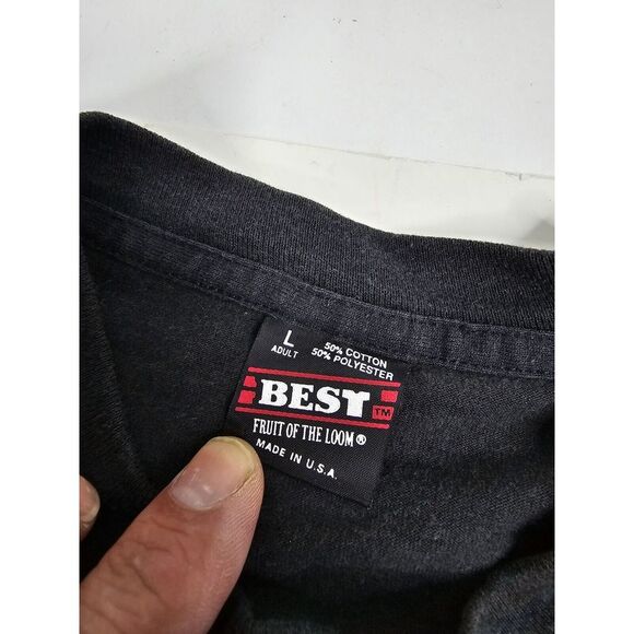 Best‎ Fruit Of The Loom Native American Eagle Large Rockdale Texas Made in USA - Picture 3 of 9